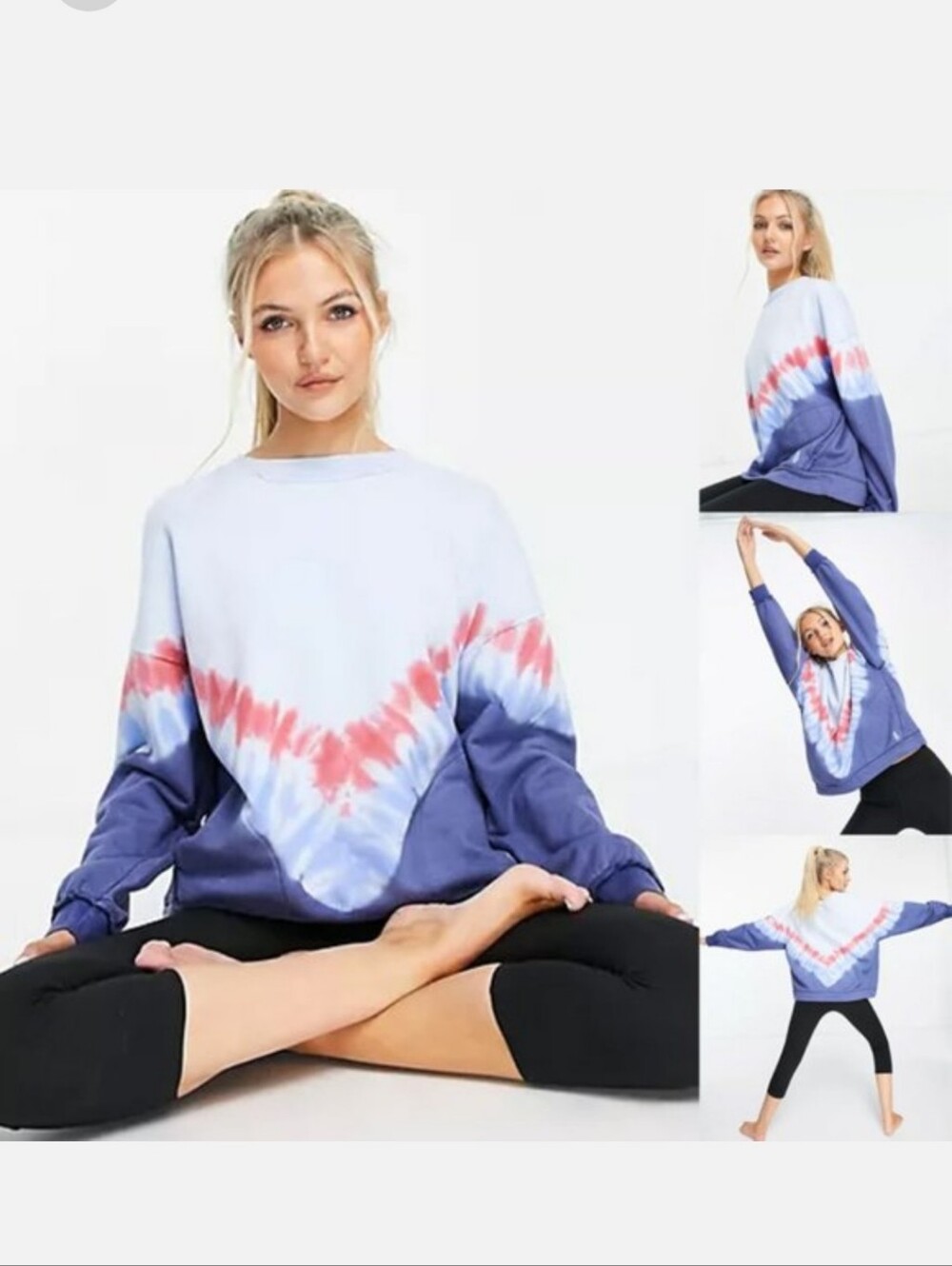 FP Movement tie-dye sweatshirt S